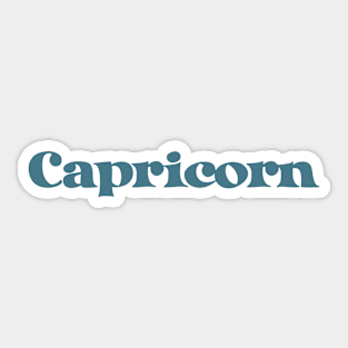 Capricorn - Zodiac Sign Sticker